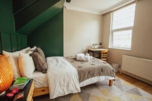 Sleek double room in zone 2. Tube Bethnal green – vacation rental in Bethnal Green, London, UK